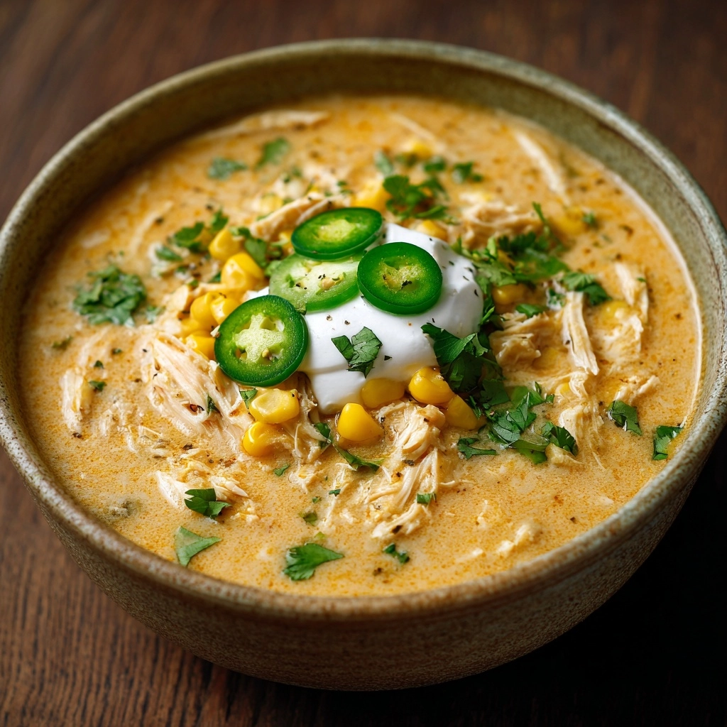 Mexican Street Corn White Chicken Chili Recipe - Recipe Image