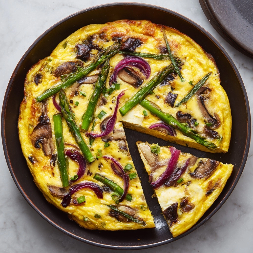 Asparagus-Mushroom Frittata Recipe - Recipe Image