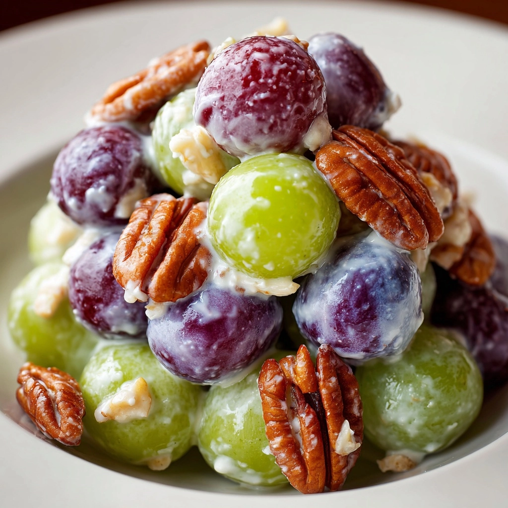 Grape Salad with Brown Sugar & Pecans Recipe - Recipe Image