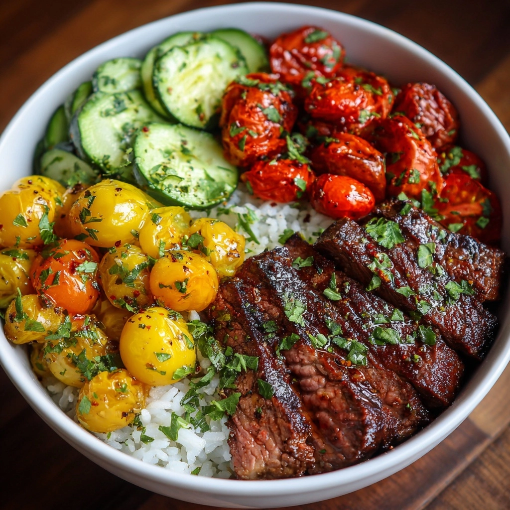 Mediterranean Steak Bowls Recipe - Recipe Image