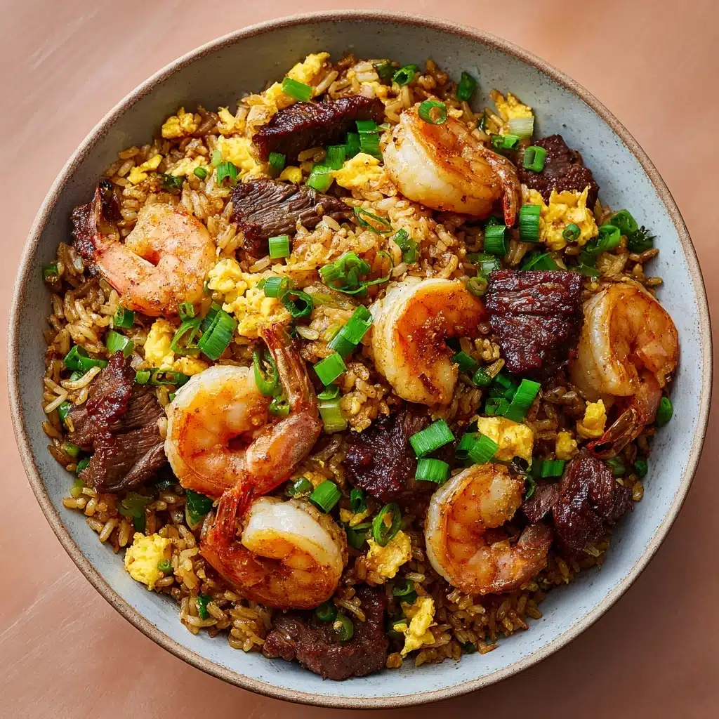 Shrimp and Steak Fried Rice Recipe - Recipe Image