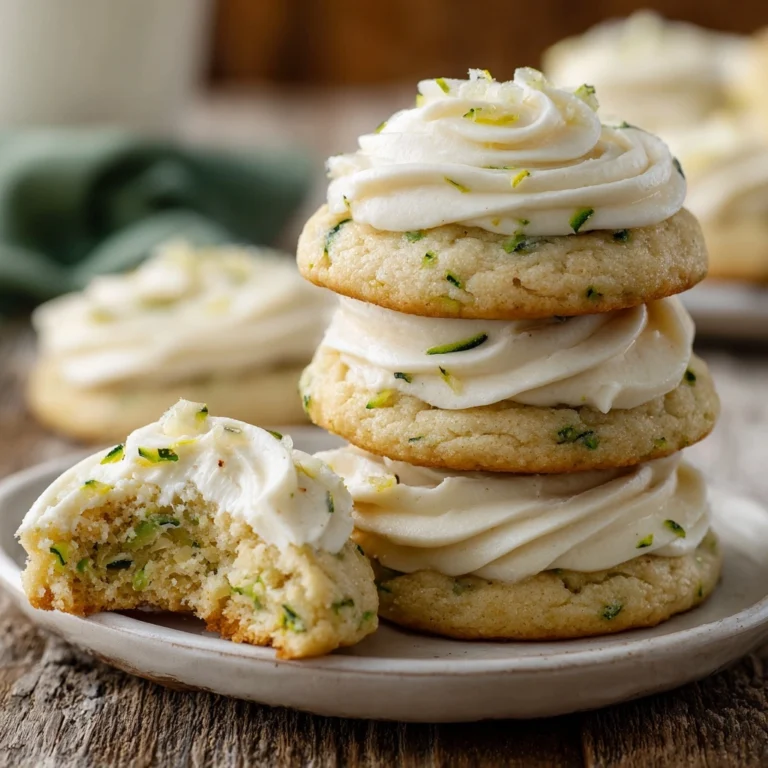 Zucchini Cookies with Cream Cheese Frosting Recipe