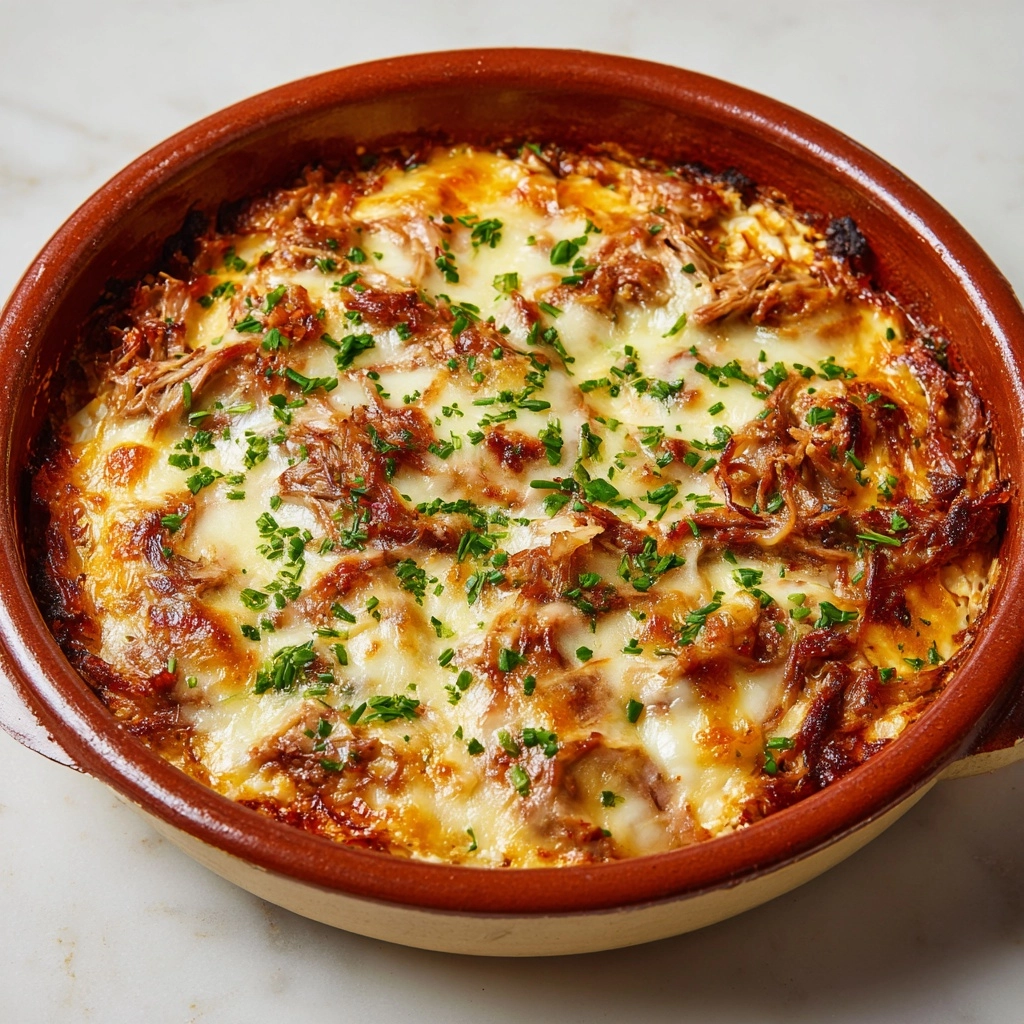 Pot Roast Beef Philly Cheese Steak Dip Recipe - Recipe Image