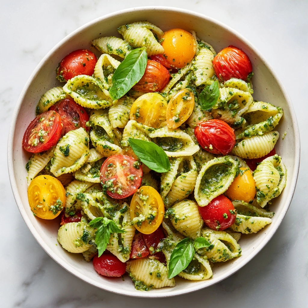 Pesto Pasta Salad Recipe - Recipe Image