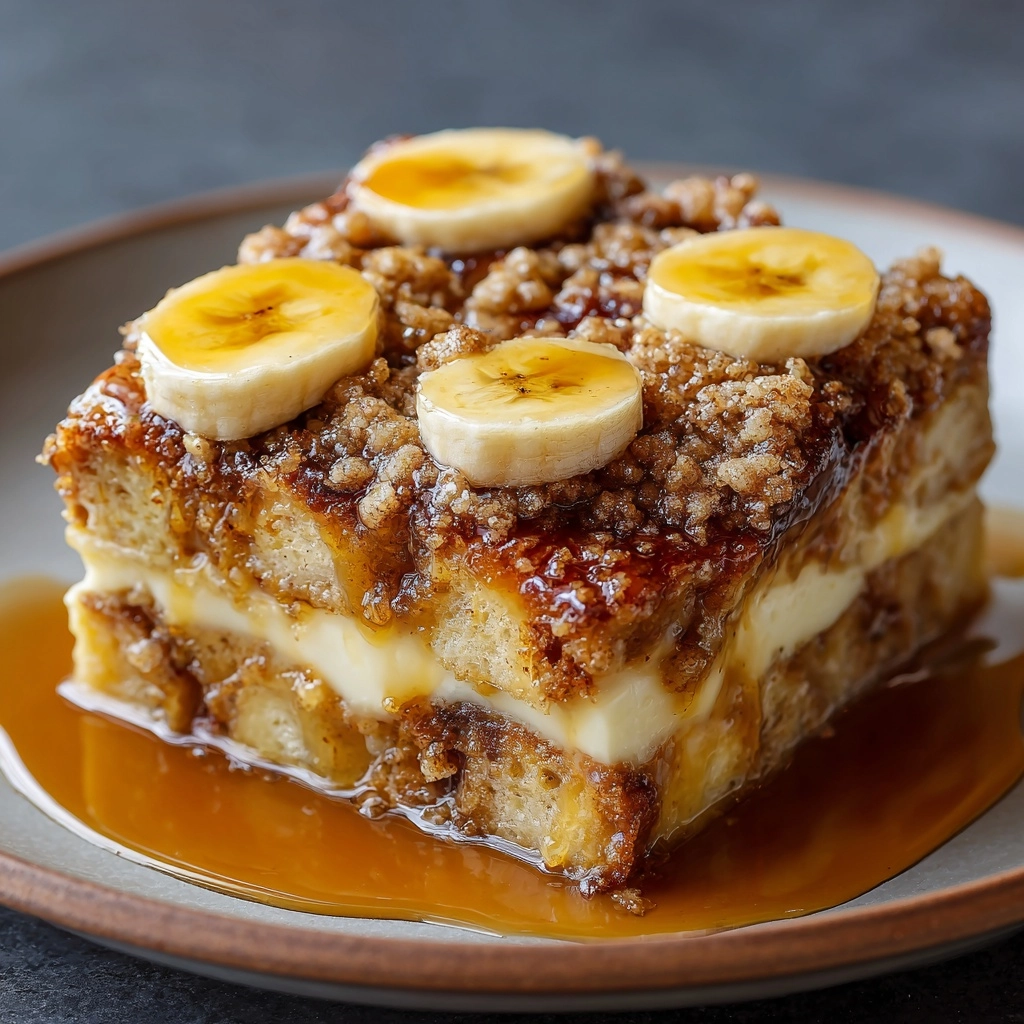 Greek Yogurt Banana Maple Bread Pudding Recipe - Recipe Image