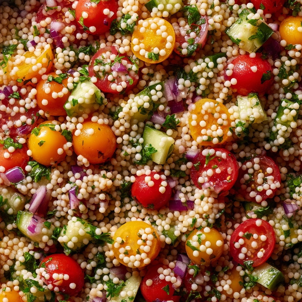 Cherry Tomato Couscous Salad Recipe - Recipe Image