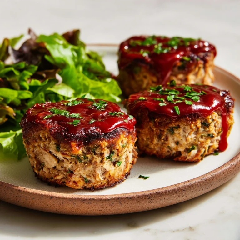 Best Easy Mini Meatloaf with Ground Turkey Recipe