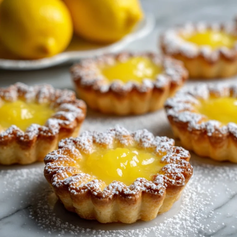 Lemon Curd Tartlets Recipe
