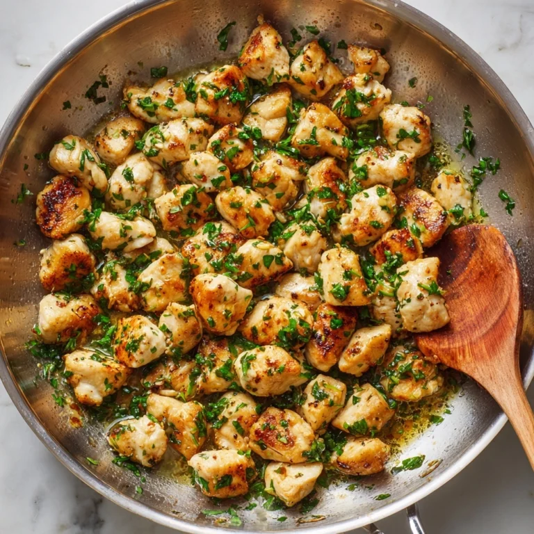 Garlic Butter Chicken Bites Recipe