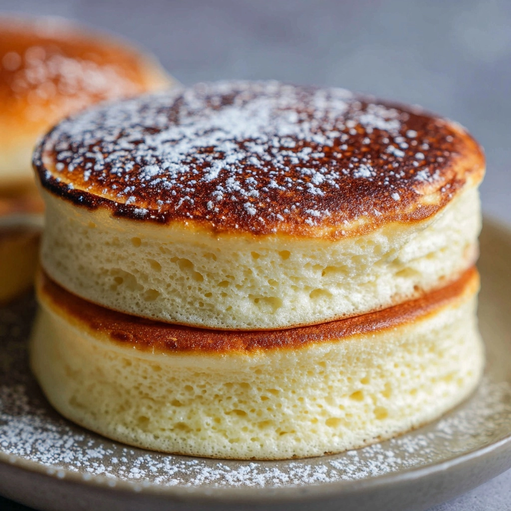Fluffy Japanese Soufflé Pancakes Recipe - Recipe Image