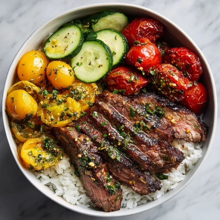 Mediterranean Steak Bowls Recipe