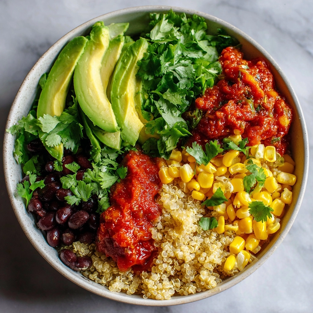 Vegetarian Quinoa Burrito Bowls Recipe