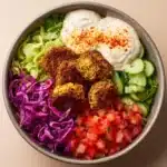 Easy Chicken Falafel Bowls Recipe