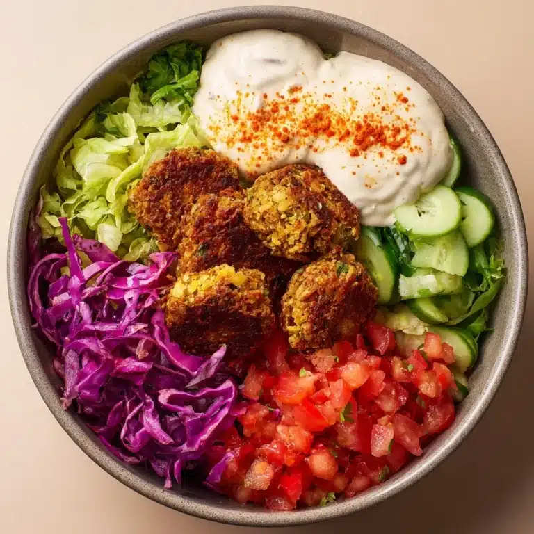 Easy Chicken Falafel Bowls Recipe