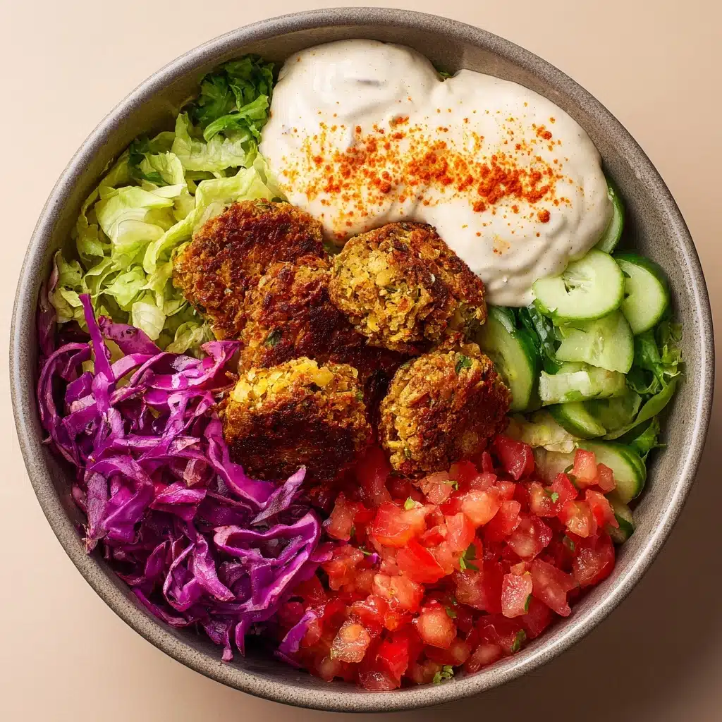 Easy Chicken Falafel Bowls Recipe