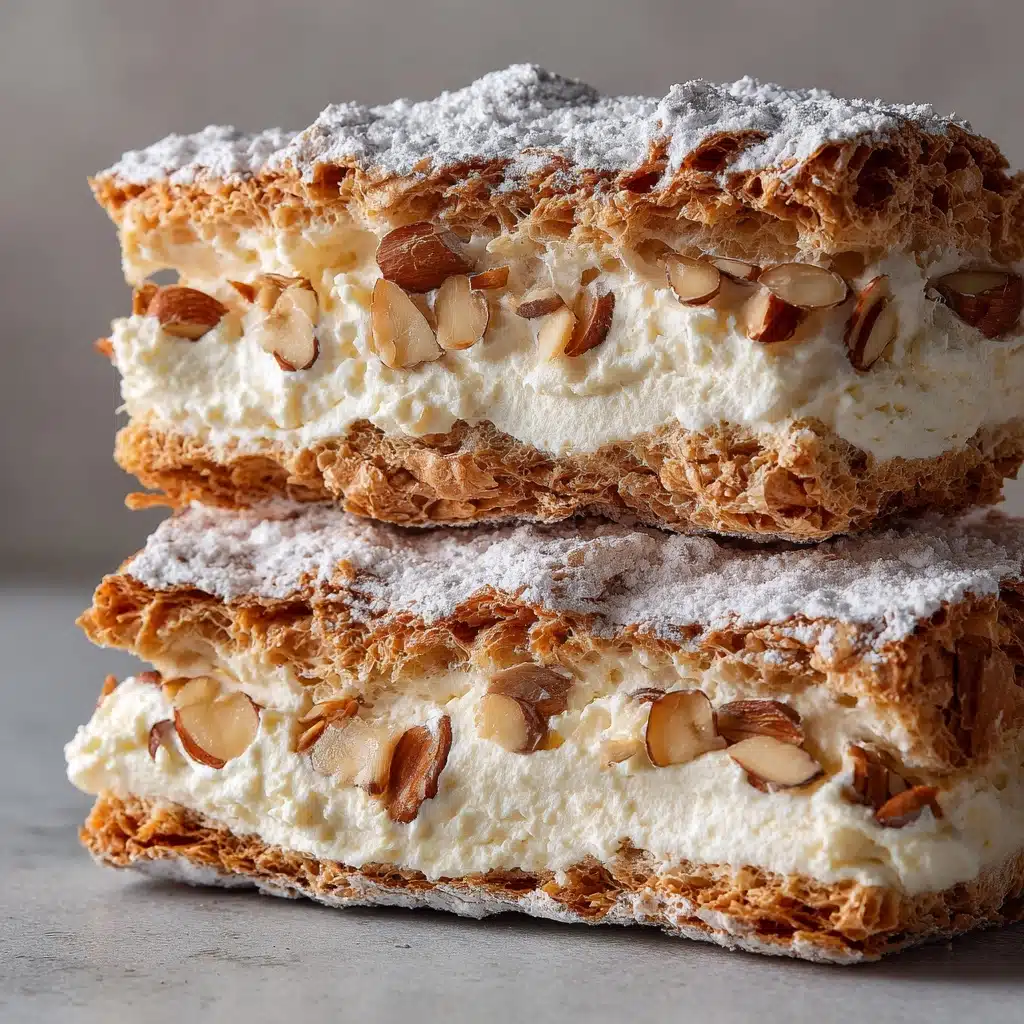 Almond Dacquoise Cream Clouds Recipe - Recipe Image