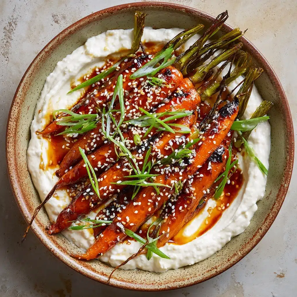 Swicy Gochujang Carrots on Yogurt Recipe