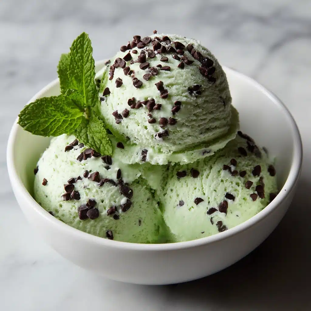 Mint Chocolate Chip Ice Cream Recipe - Recipe Image