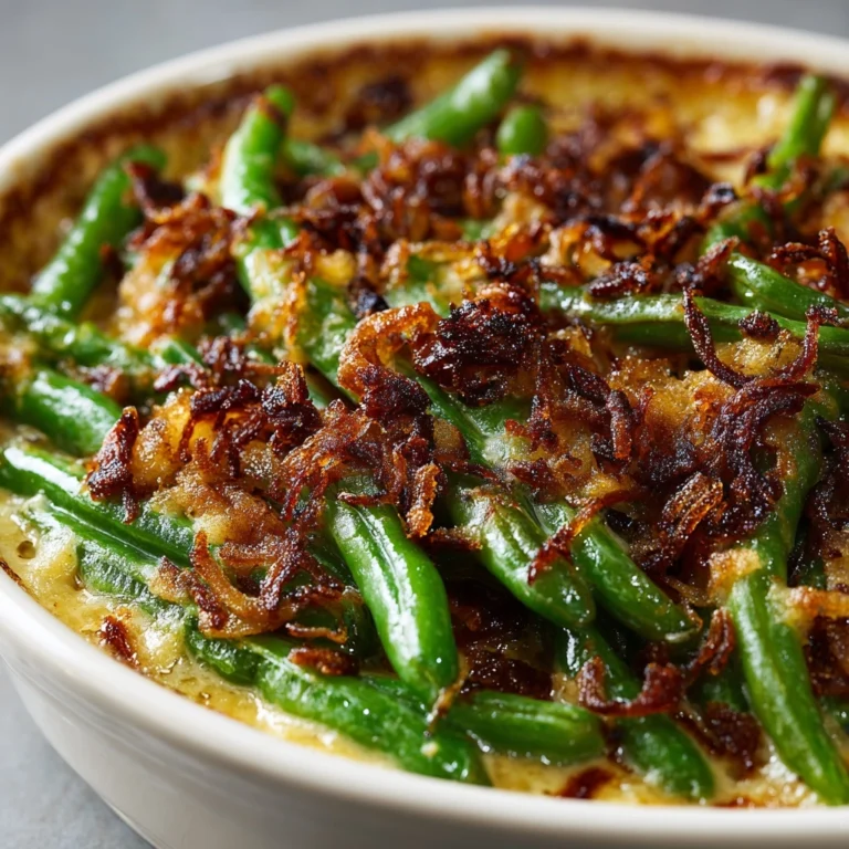 Homemade Green Bean Casserole Recipe