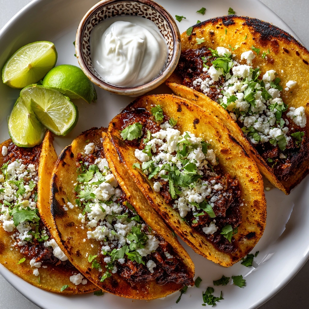 Birria Tostada Stacks Recipe - Recipe Image