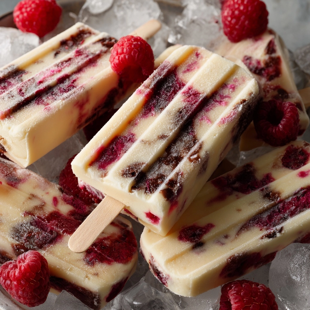 Frozen Cherry Cola Float Pops Recipe - Recipe Image