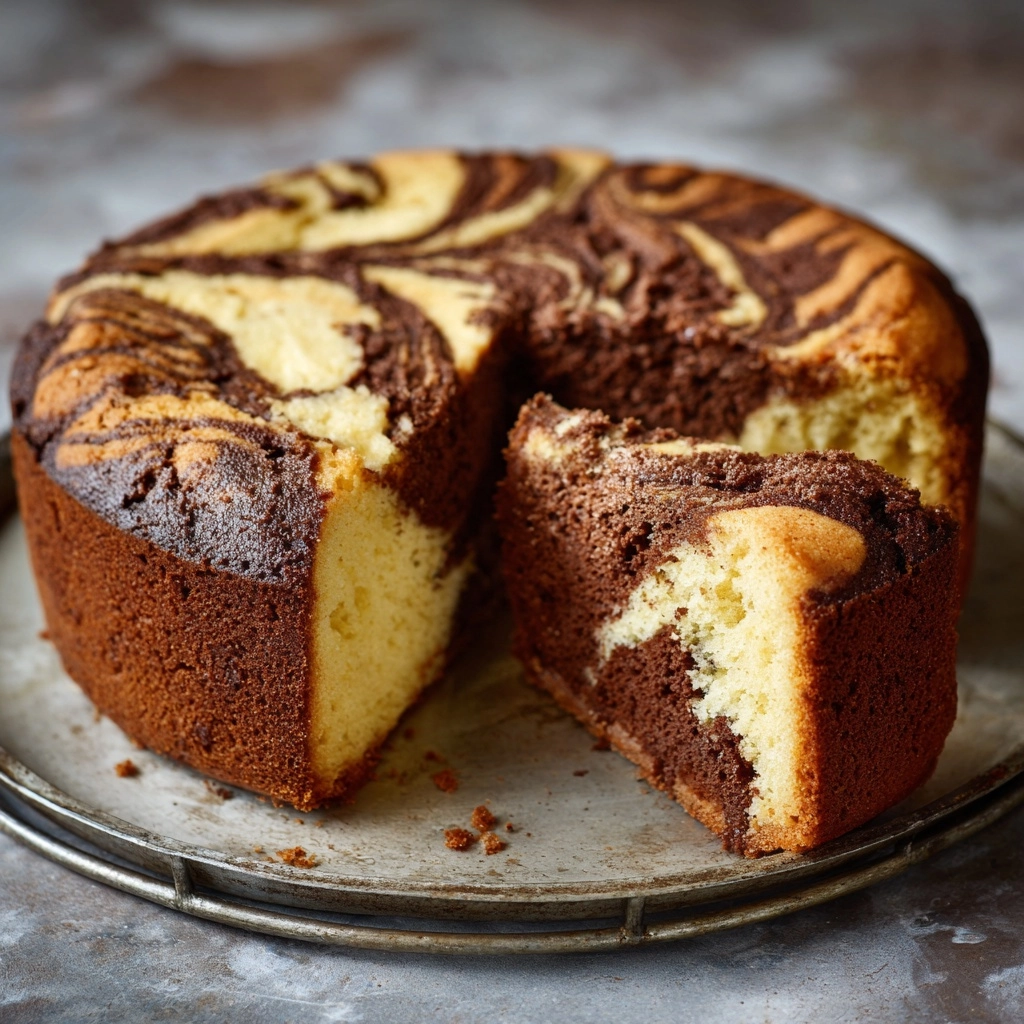 Classic Marble Cake Recipe - Recipe Image