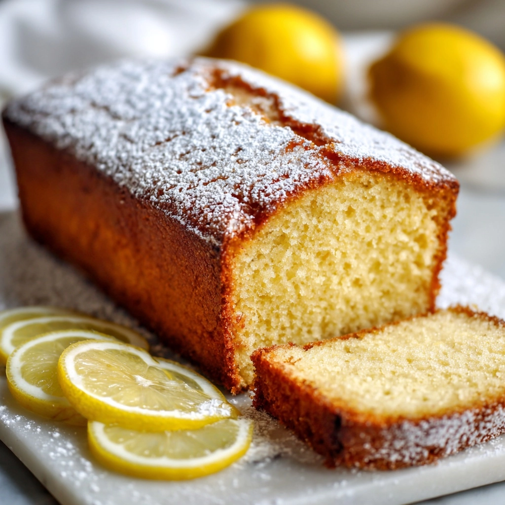 Old-Fashioned Lemon Pound Cake Recipe - Recipe Image