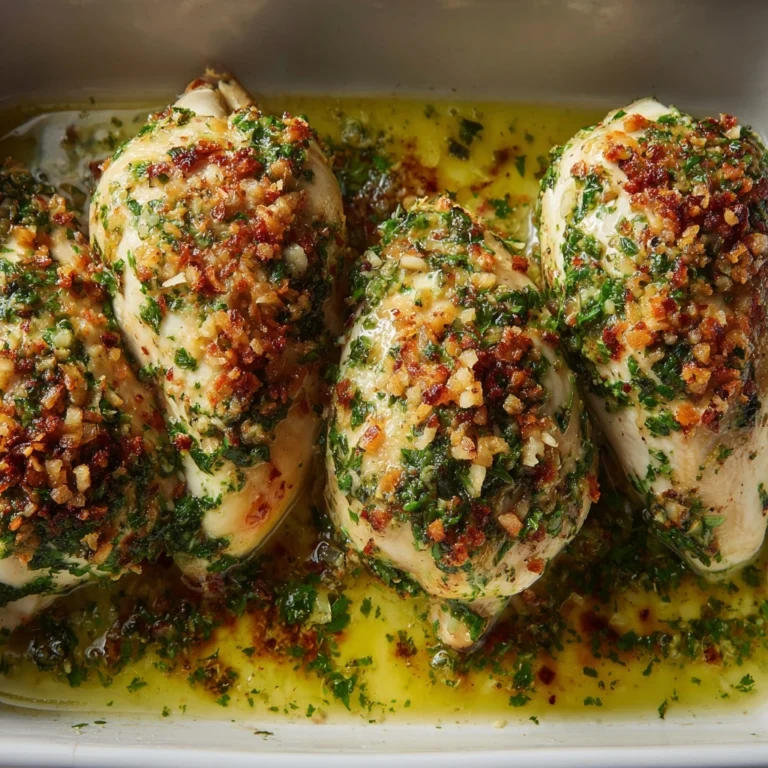 Spinach Herb Baked Chicken Recipe