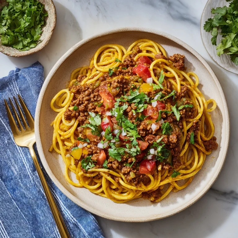 Taco Spaghetti Recipe