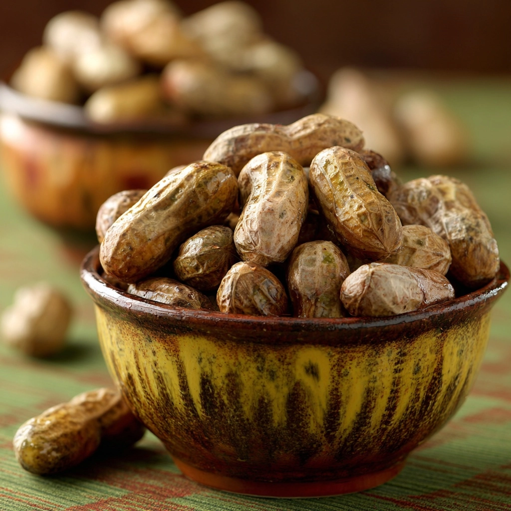 Dill Pickle Boiled Peanuts Recipe - Recipe Image