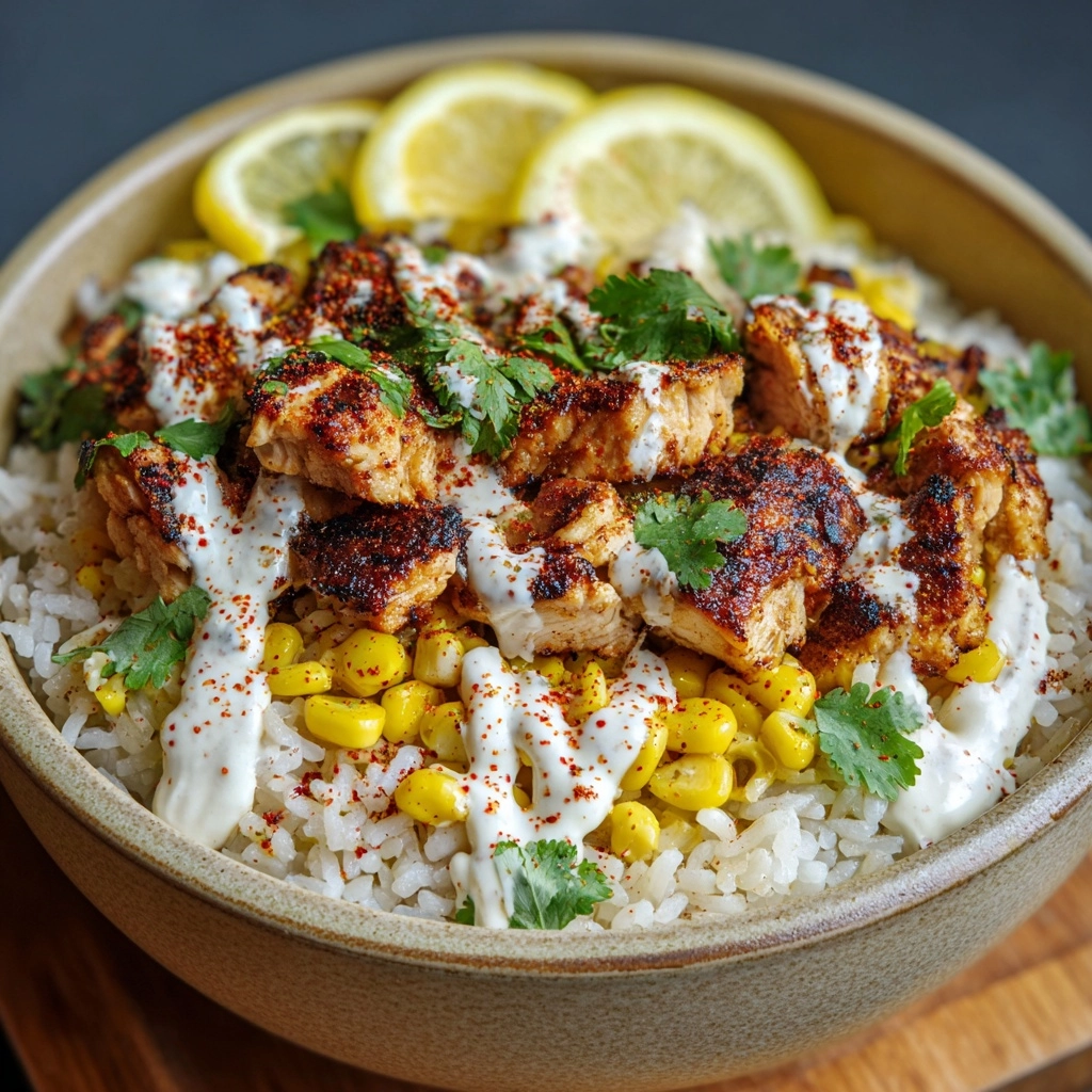 Street Corn Chicken Rice Bowl Recipe - Recipe Image