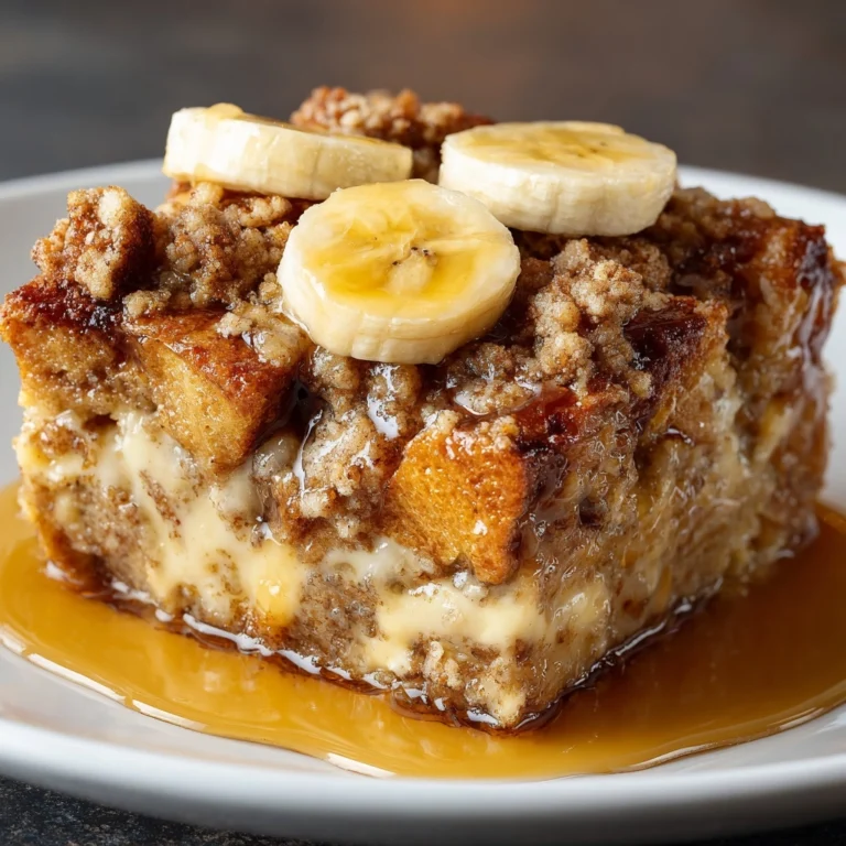 Greek Yogurt Banana Maple Bread Pudding Recipe