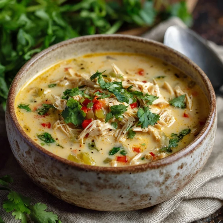 Keto Green Chicken Enchilada Soup Recipe
