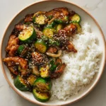 Ponzu Zucchini Stir Fry with Chicken Recipe