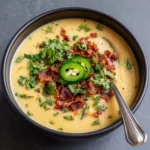 Smoky Jalapeño Cheddar Potato Soup Recipe