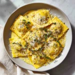 Creamy Lemon Herb Butter Ravioli Recipe