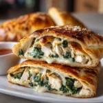 Creamy Chicken Calzone Recipe