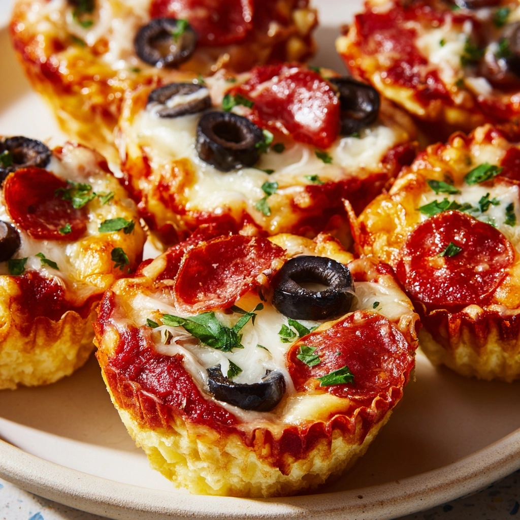 Pizza Cupcakes Recipe - Recipe Image