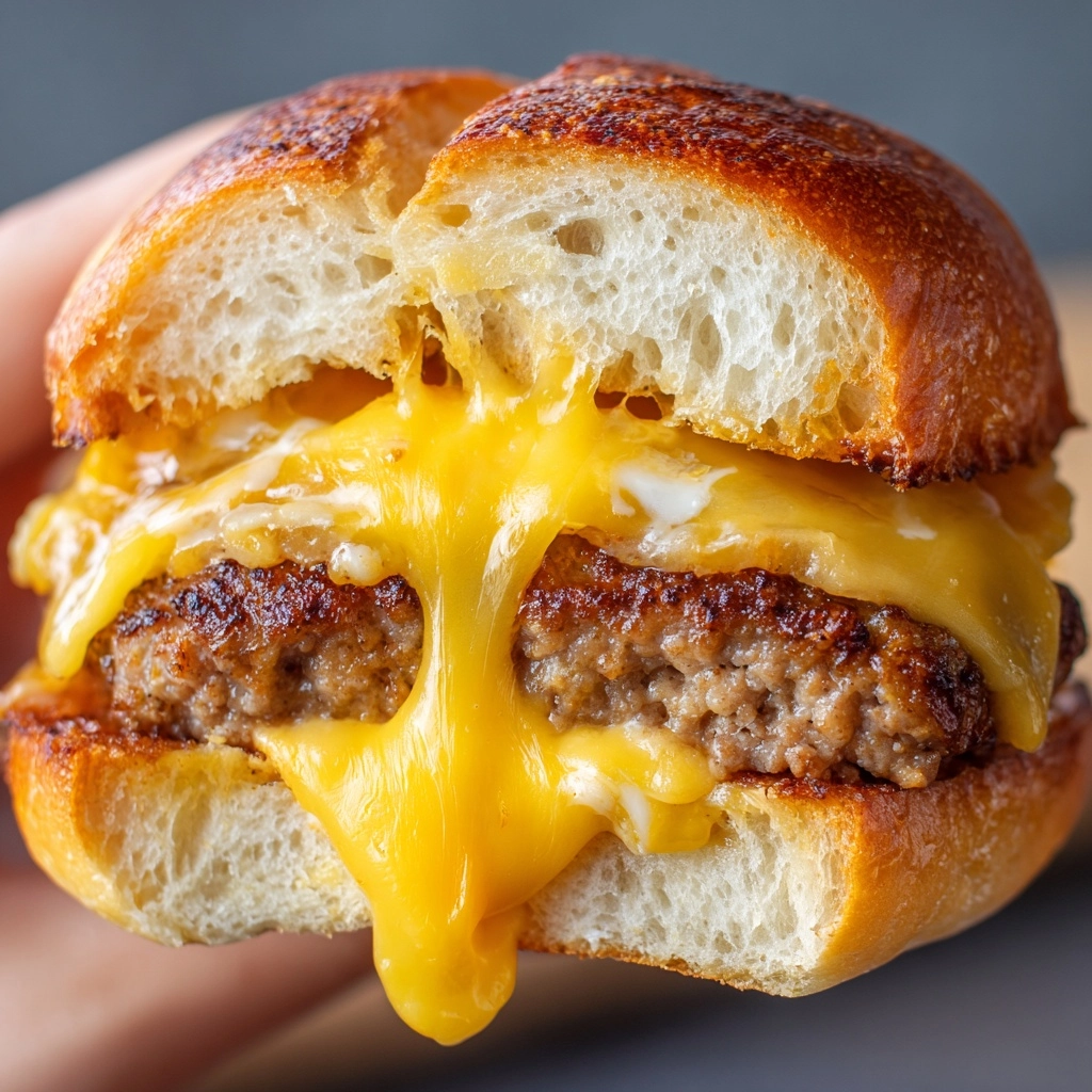 Breakfast Sliders with Sausage, Egg, and Cheese Recipe - Recipe Image