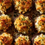 Caramelized Onion & Gruyère Stuffed Mushrooms Recipe
