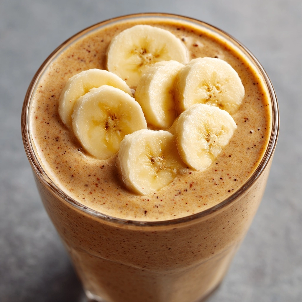 Peanut Butter Banana Smoothie Recipe - Recipe Image