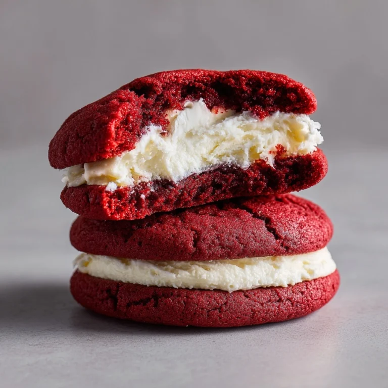 Red Velvet Cheesecake Stuffed Cookies Recipe