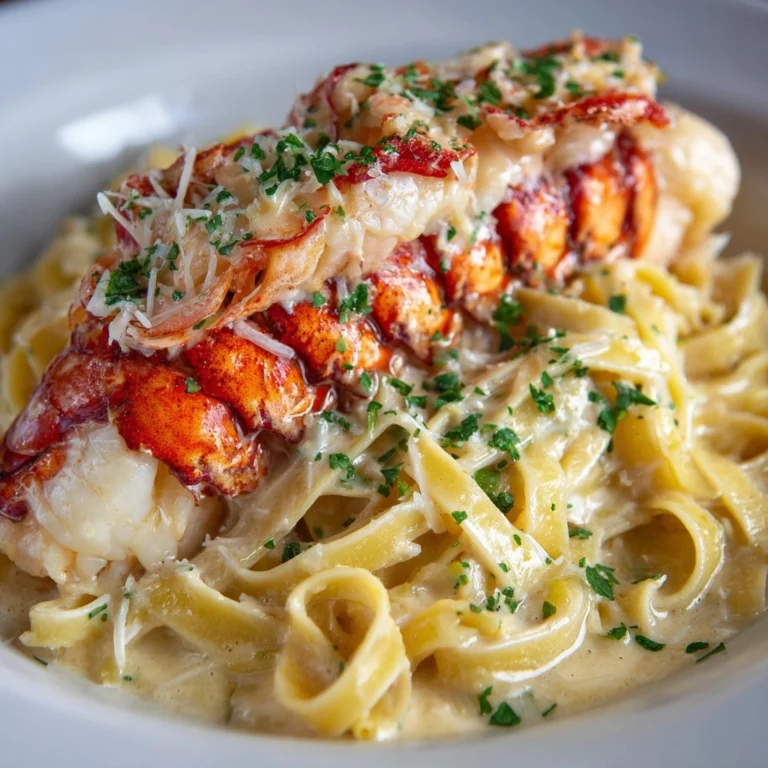 Cajun Seafood Alfredo with Lobster, Crab & Salmon Recipe