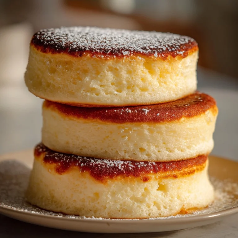 Fluffy Japanese Soufflé Pancakes Recipe
