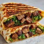 Grilled Beef & Broccoli Wraps Recipe
