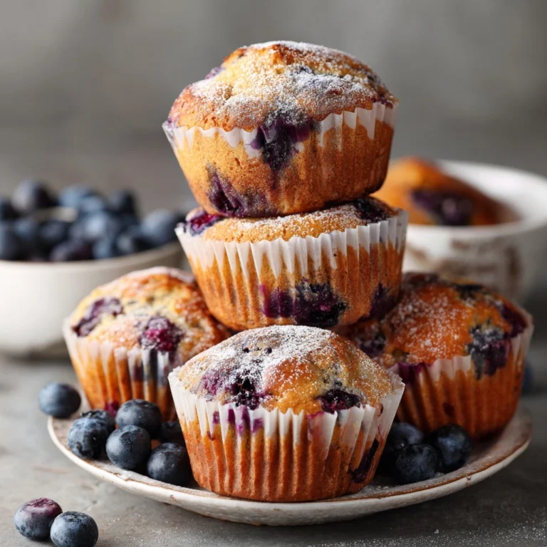 Vanilla Blueberry Protein Muffins Recipe