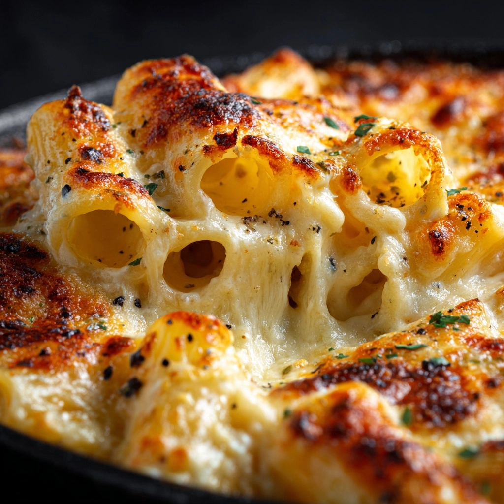 Cheesy Garlic Scalloped Potatoes Recipe - Recipe Image