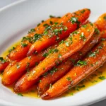 Honey Garlic Butter Roasted Carrots Recipe