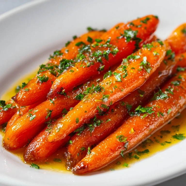 Honey Garlic Butter Roasted Carrots Recipe