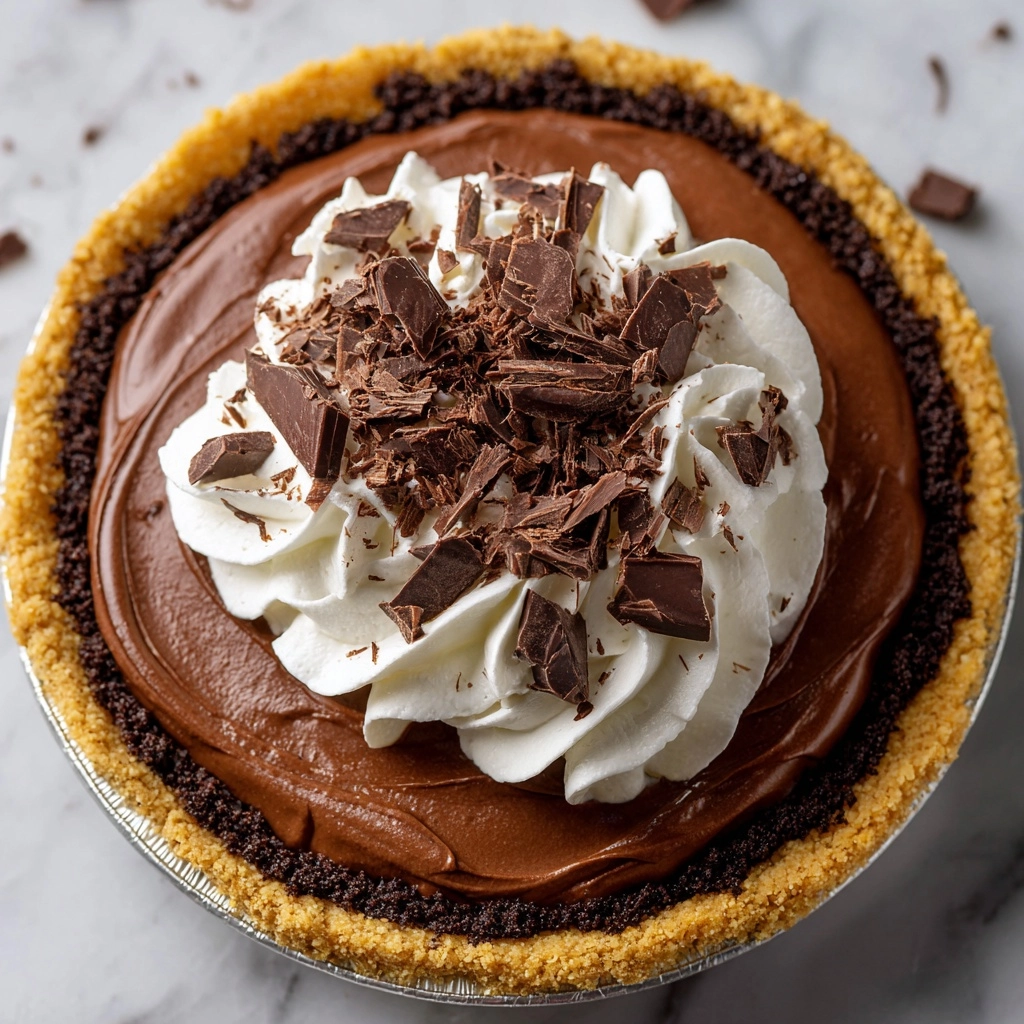 Old-Fashioned Chocolate Pudding Pie Recipe - Recipe Image